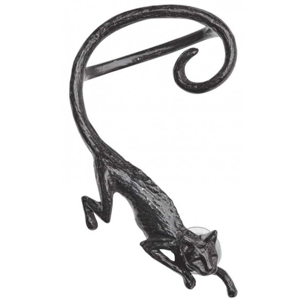 Black Cat Sith Earwrap Earring