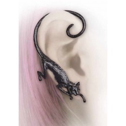 Black Cat Sith Earwrap Earring