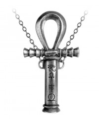 Ankh of the Dead Pewter Necklace