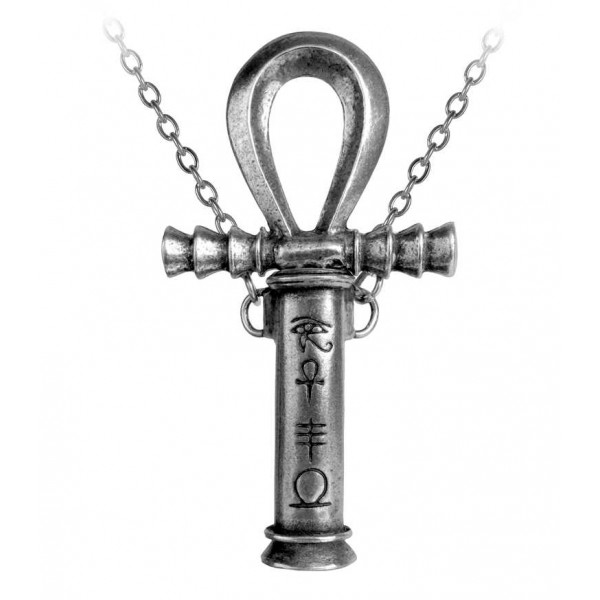 Ankh of the Dead Pewter Necklace