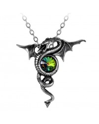 Anguis Aeternus Dragon Pewter Necklace