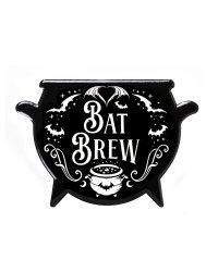 Bat Brew Ceramic Cauldron Coaster