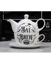 Bat Brew Gothic Tea Pot and Cup Set