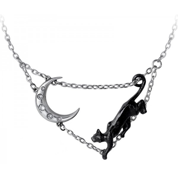 Minnaloushe Black Cat Necklace