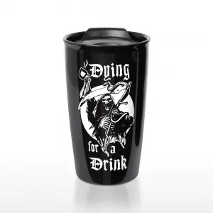 Reaper Gothic Double Walled Travel Mug