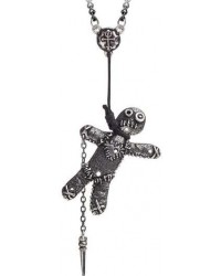 Voodoo Doll Pewter Pendant