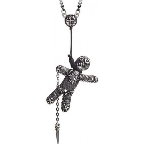 Voodoo Doll Pewter Pendant