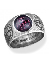 AGLA Kaballah Pewter Ring