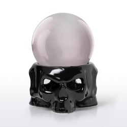 Skull Mug Warmer Stand and Mug