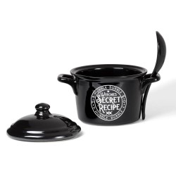 Witches Secret Recipe Soup Bowl and Spoon
