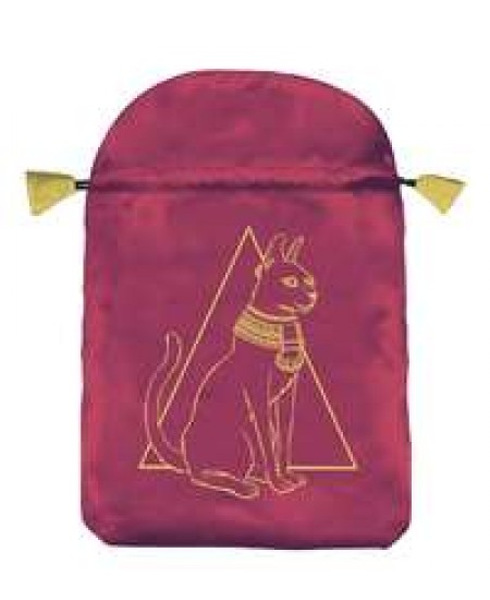 Egyptian Cat Satin Bag