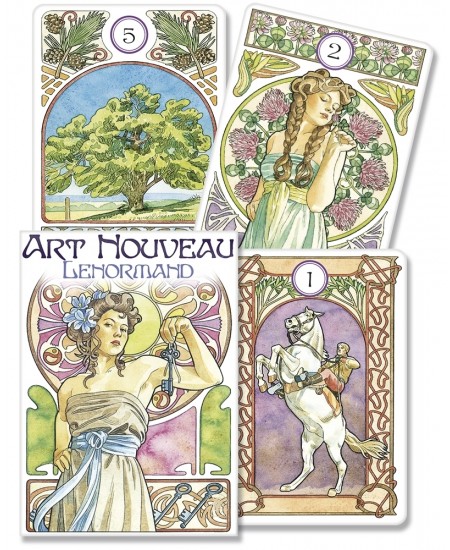 Art Nouveau Lenormand Oracle Cards