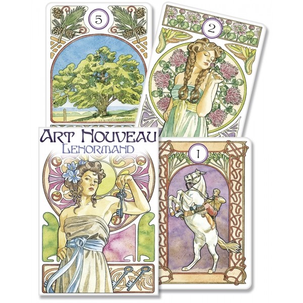 Art Nouveau Lenormand Oracle Cards