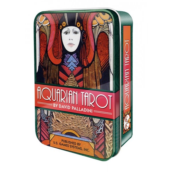 Aquarian Tarot Cards in a Tin