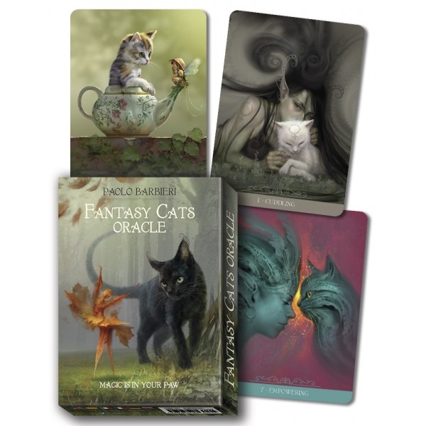 Fantasy Cats Oracle Cards by Barbieri