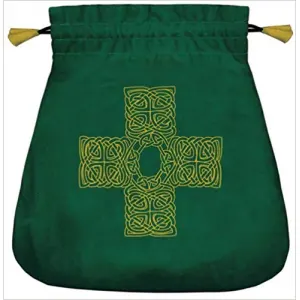 Celtic Cross Velvet Bag