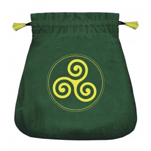 Celtic Triskel Velvet Bag