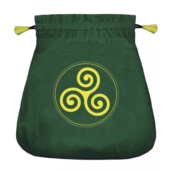 Celtic Triskel Velvet Bag