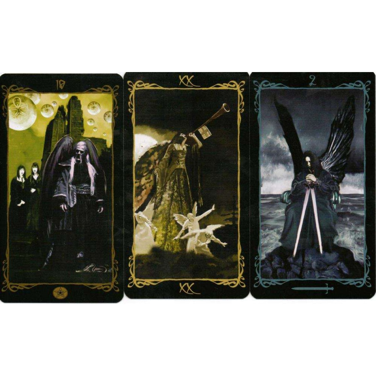 låg Varme sadel Dark Angels Tarot Card Deck - Gothic Tarot Cards