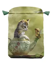 Fantasy Cat Satin Bag