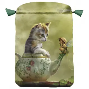 Fantasy Cat Satin Bag