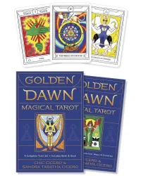 Golden Dawn Magical Tarot Card Deck and Book Set