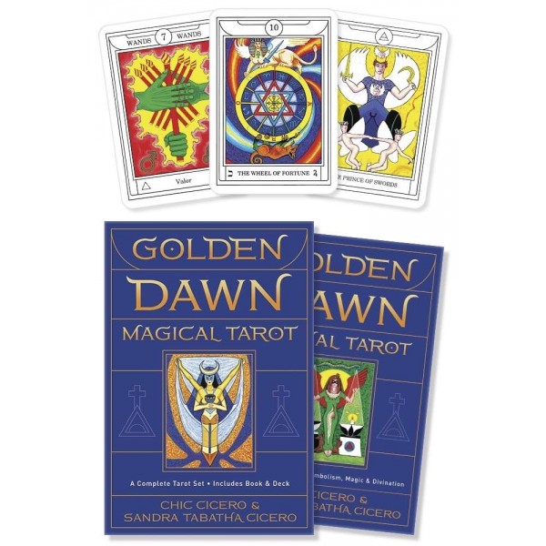 Golden Dawn Magical Tarot Card Deck and Book Set