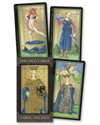 Golden Tarot of Visconti Grand Trumps Italian Tarot Cards