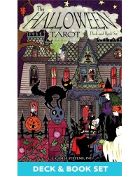 Halloween Tarot Cards Deck and Book Set