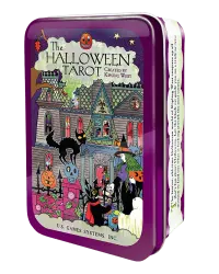 Halloween Tarot Cards in Tin