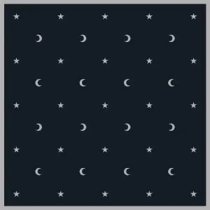 Moon & Stars Velvet Cloth