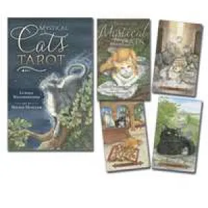 Mystical Cats Tarot Card and Book Set