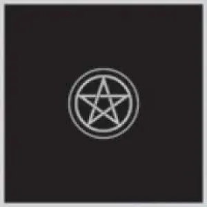 Pentacle Embroidered Black Velvet Cloth