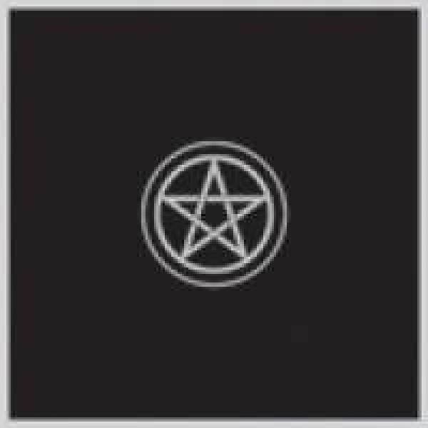 Pentacle Embroidered Black Velvet Cloth