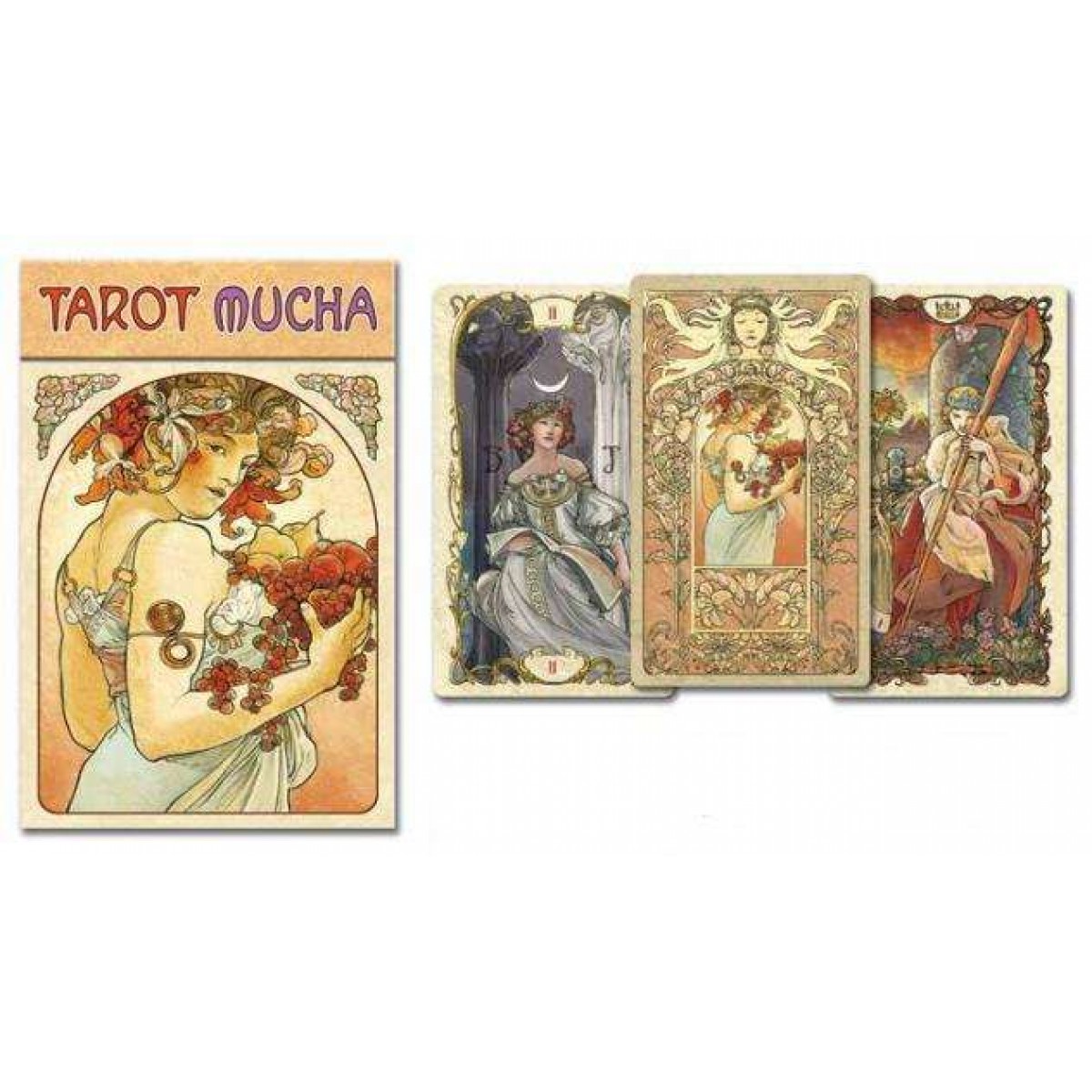 århundrede Effektiv uren Mucha Tarot Art Nouveau Style Tarot Cards - Divination, Tarot