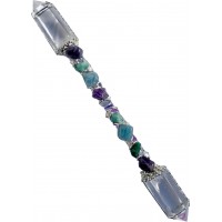 Ask, Believe, Receive Double Terminated Large Crystal Wand