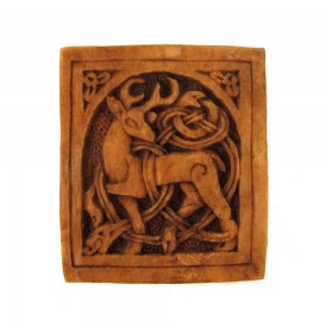 Celtic Stag Small Wall Plaque