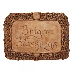 Bright Blessings Wiccan Wall Plaque