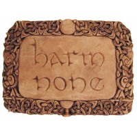 Harm None Wiccan Wall Plaque