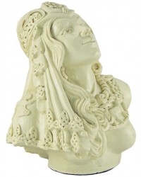 Rhiannon Celtic Goddess Bone Finish Statue