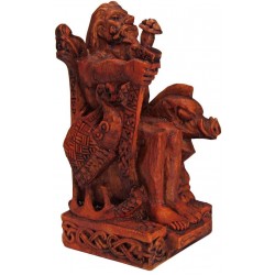 Freyr, Norse God of Fertility Seated Statue