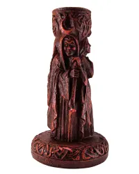 Triple Goddess Altar Candle Holder by Paul Borda