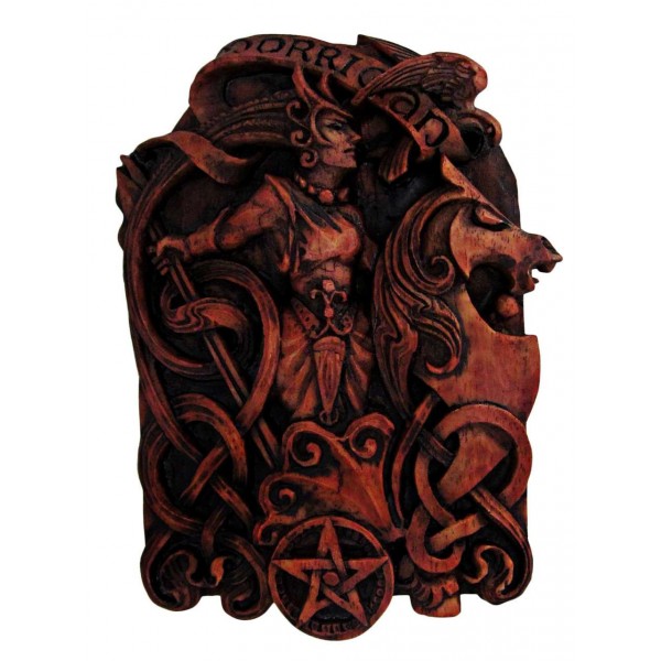 Morrigan Celtic Goddess Wall Plaque