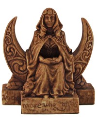 Moon Goddess Pagan Small Altar Statue