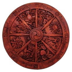 Wiccan Wheel of the Year Plaque