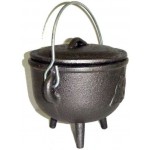 Triquetra Cast Iron 4.5 Inch Witches Cauldron