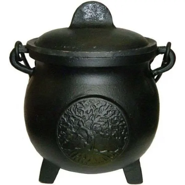 Tree of Life Potbelly 5.5 Inch Witches Cauldron