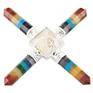 7 Chakra Reiki Pyramid Crystal Energy Generator