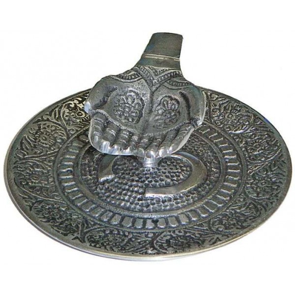 Offering Hands Metal Incense Burner