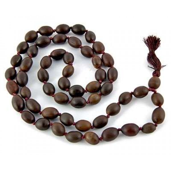 Natural Lotus Seed 54 Bead Prayer Mala